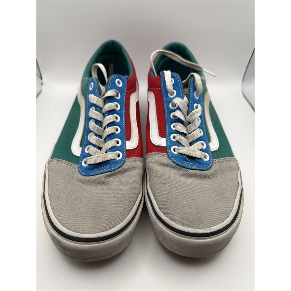 Vans Shoes Mens Size 11 Ward Rally Drizzle Green Canvas Skateboard Sneakers